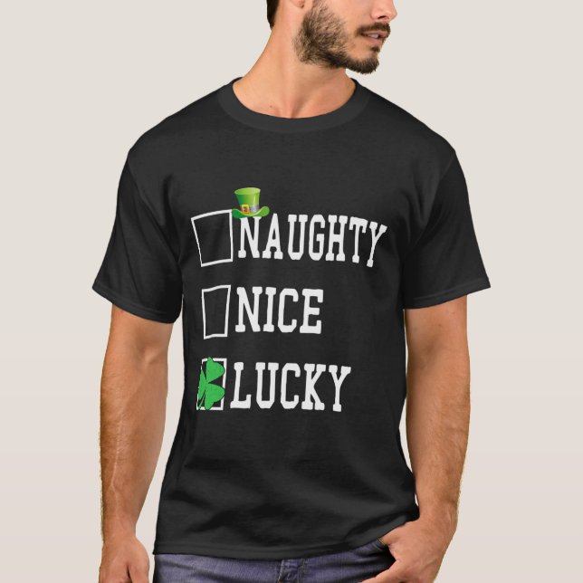Camiseta Niza Brillante Lucky St Patricks Day Shamrock Wome (Anverso)