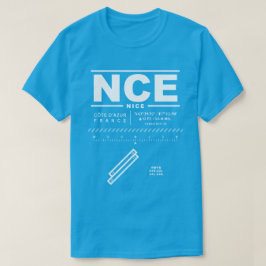 Camiseta Niza Costa Azul Aeropuerto NCE T-Shirt