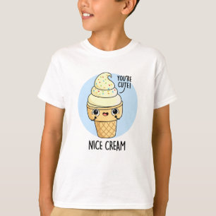 Camiseta Niza Crema Graciosa Ice Cream Pun