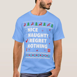 Camiseta Niza Lista traviesa Navidades feos diseñan rencor