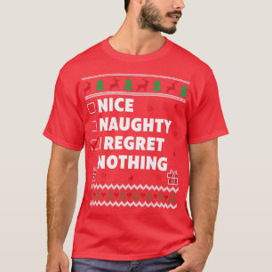 Camiseta Niza Lista traviesa Navidades feos diseñan rencor 