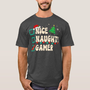 Camiseta Niza Navidades traviesos Xmas List Santa Claus