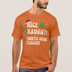 Camiseta Niza Rata Lista De Maestros De Cuarto Grado