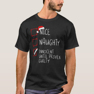 Camiseta Niza traviesa inocente hasta cristiana culpable de