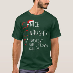 Camiseta Niza traviesa inocente hasta cristiana culpable de