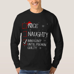 Camiseta Niza traviesa inocente hasta cristiana culpable de