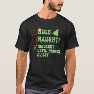 Camiseta Niza traviesa inocente hasta cristiana culpable de