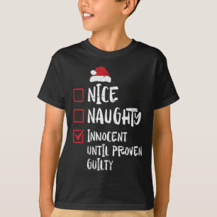 Camiseta Niza traviesa inocente hasta cristiana culpable de