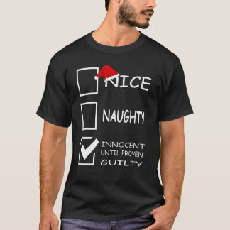Camiseta Niza traviesa inocente hasta cristiana culpable de