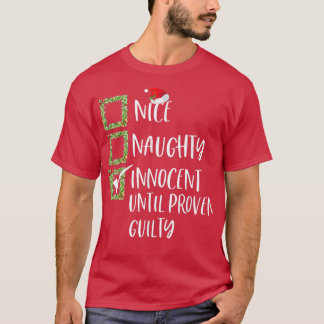 Camiseta Niza traviesa inocente hasta cristiana culpable de