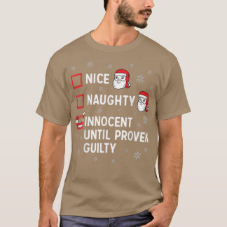 Camiseta Niza traviesa inocente hasta cristiana culpable de