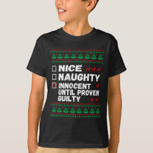Camiseta Niza traviesa inocente hasta cristiana culpable de