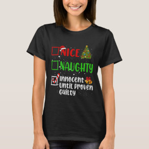 Camiseta Niza traviesa inocente hasta cristiana culpable de