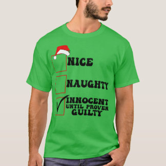 Camiseta Niza traviesa inocente hasta las navidades culpabl