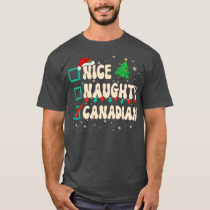 Camiseta Niza traviesa Navidades canadienses Xmas List Sant