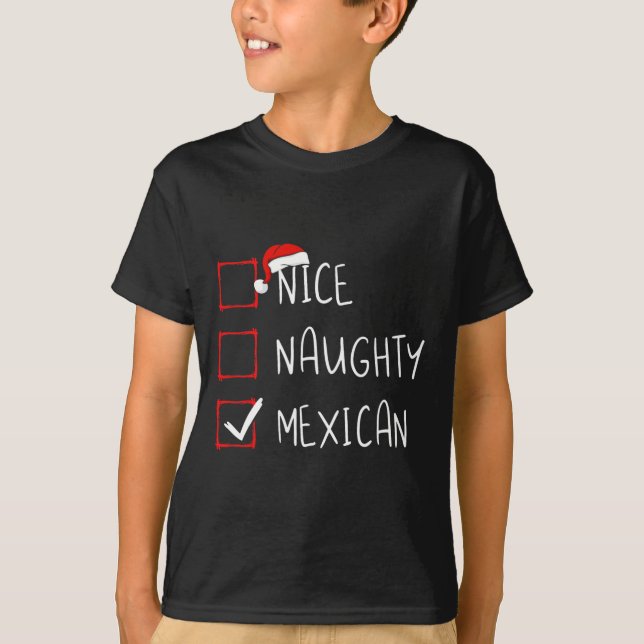 Camiseta Niza traviesa Navidades mexicanos patrimonio de Mé (Anverso)