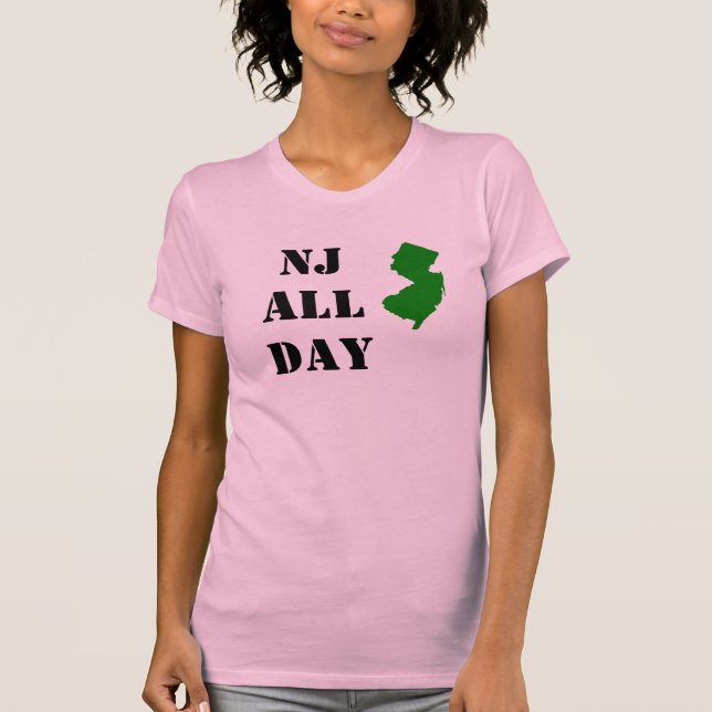 Camiseta NJ todo el día (Anverso)