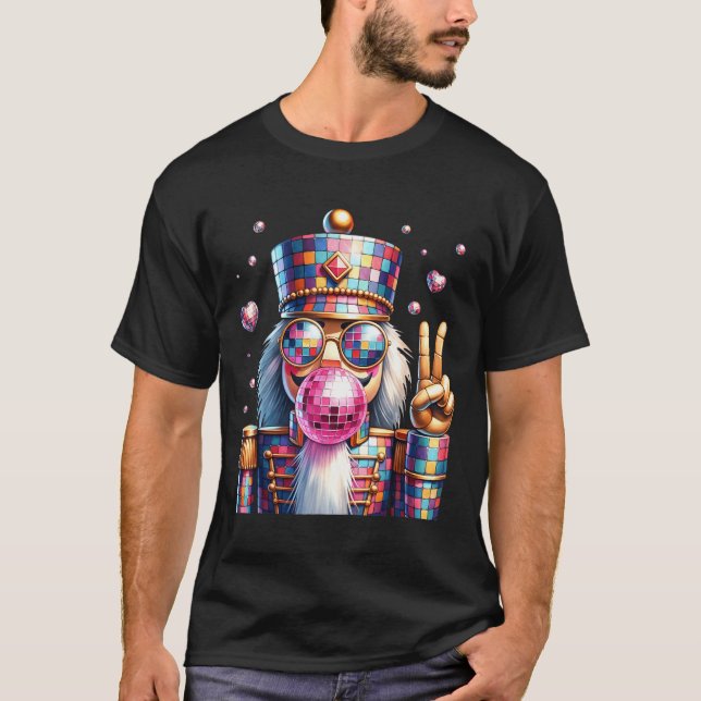 Camiseta Nk Disco Cascanueces Chicle Navidad Para Hombres M (Anverso)
