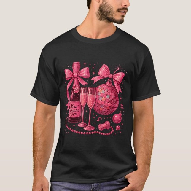 Camiseta Nk Disco New Year’s Eve 2026 Champagne Style  (Anverso)