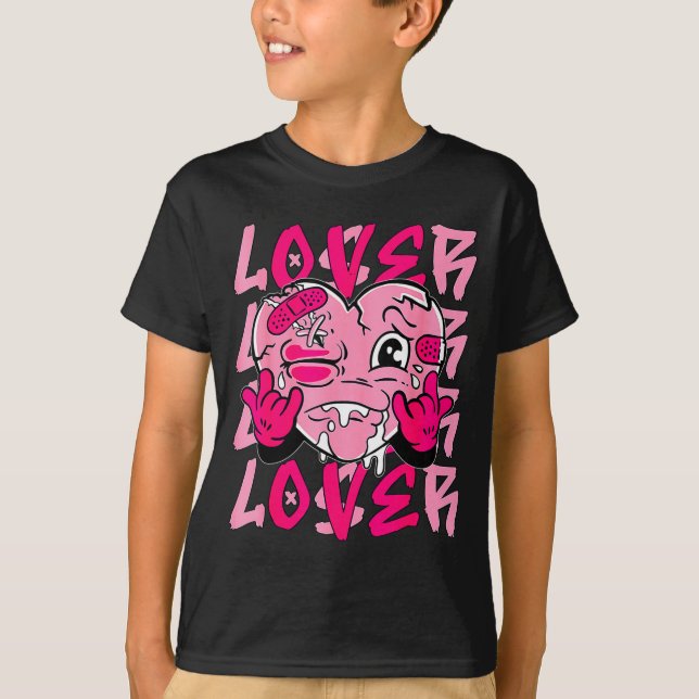 Camiseta Nk Loser Lover Nk Drip Heart Matching Tee For Men  (Anverso)