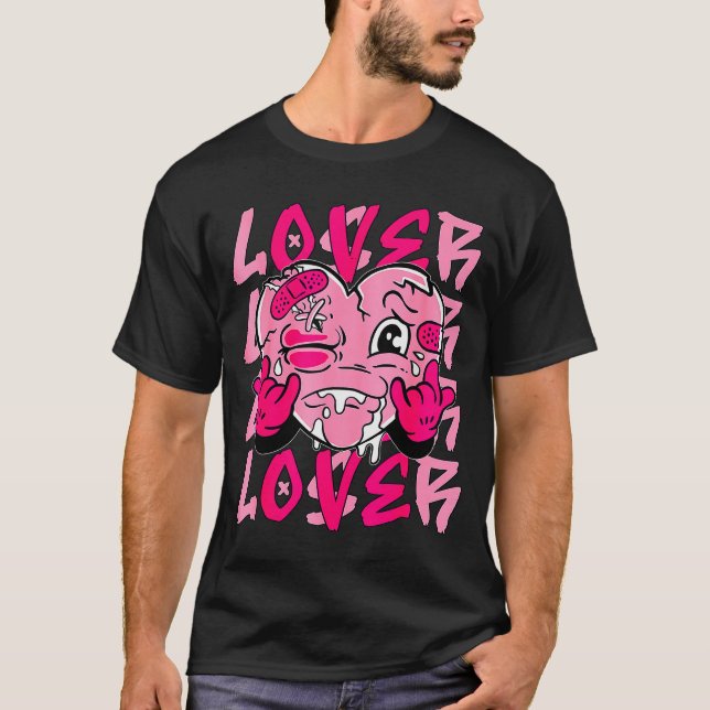 Camiseta Nk Loser Lover Nk Drip Heart Matching Tee For Men  (Anverso)