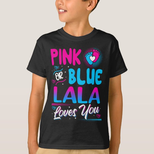 Camiseta Nk Or Blue Lala Loves You New Baby  (Anverso)