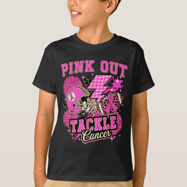 Camiseta Nk Out Tackle Breast Cancer Awareness American Foo (Anverso)
