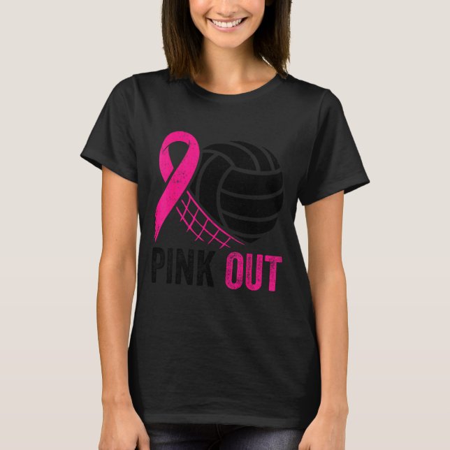 Camiseta Nk Out Volleyball Breast Cancer Awareness Nk Ribbo (Anverso)