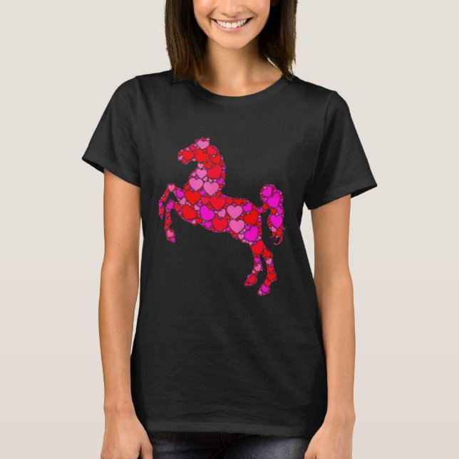 Camiseta Nk Red Heart Valentines Day For Women Girls Hors  (Anverso)