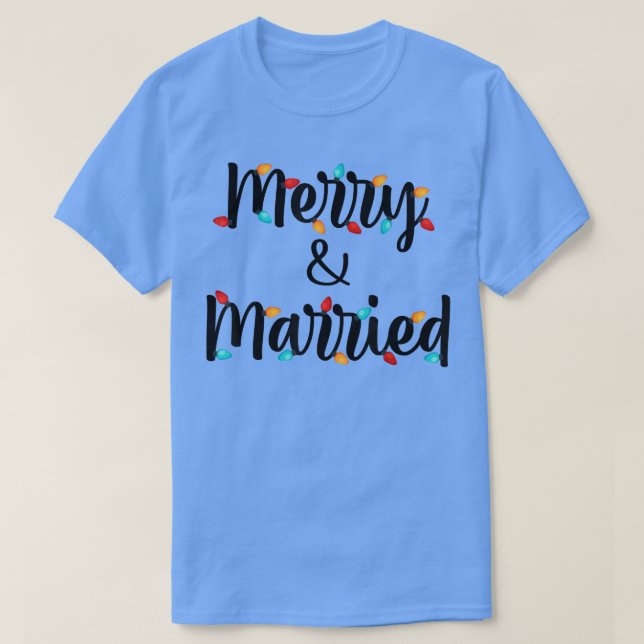 Camiseta nMG4 Los Navidades Matrimonios Y Casados Encenden  (Diseño del anverso)