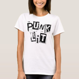 Camiseta NNP Punk Ilumina el Tee Básico de las Mujeres