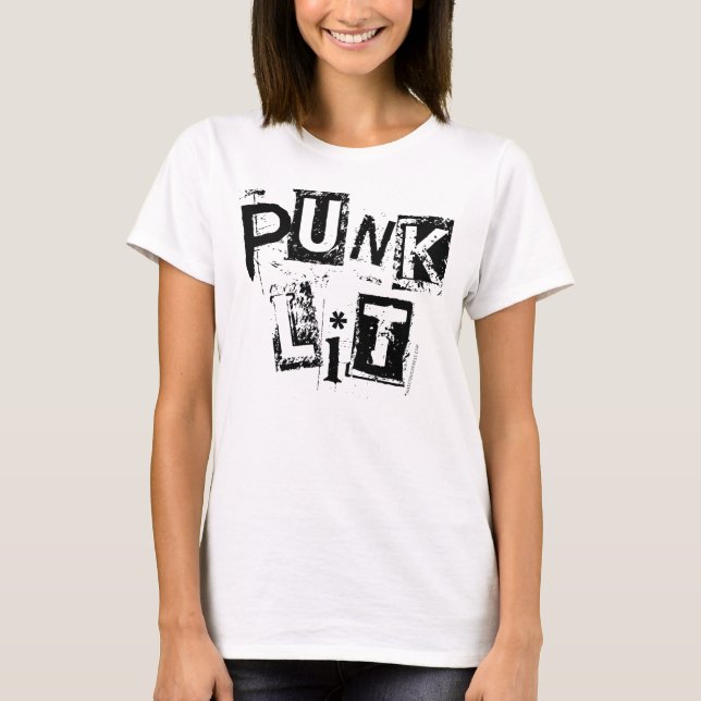 Camiseta NNP Punk Ilumina el Tee Básico de las Mujeres (Anverso)