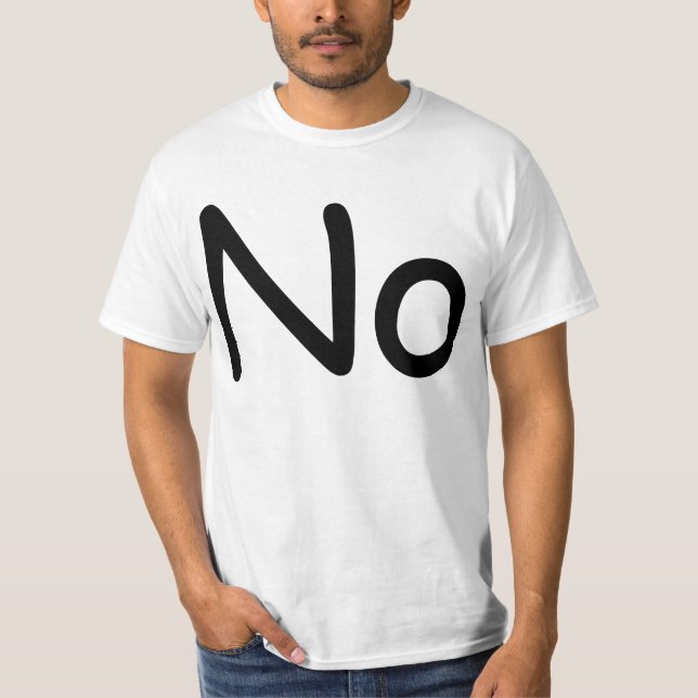 Camiseta No (Anverso)