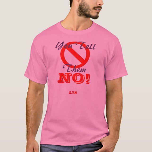 CAMISETA ¡NO! (Anverso)