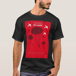 Camiseta No1018 Mi poster de cine mínimo de Red Dawn Pegati