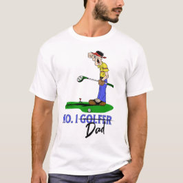 Camiseta No. 1 Golfer Dad