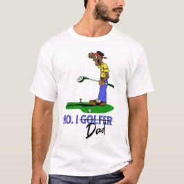 Camiseta No. 1 Golfer Dad