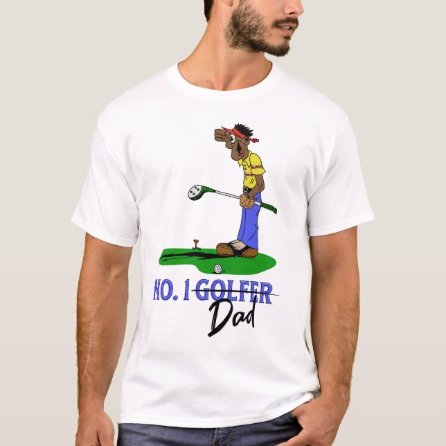 Camiseta No. 1 Golfer Dad (Anverso)