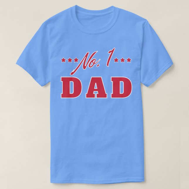 Camiseta No 1 Papá Gracioso Papá Cotizar de Vida 1 (Diseño del anverso)
