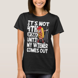 Camiseta No 4 De Julio Hasta Que Mi Weiner Salga Dabbing H