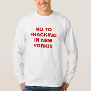 CAMISETA ¡NO A FRACKINGIN NUEVA YORK!!!