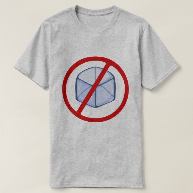 Camiseta No a ICE (Diseño del anverso)