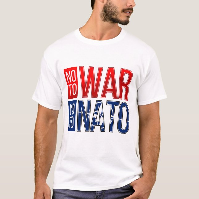 CAMISETA NO A LA GUERRA | NO A LA OTAN (Anverso)