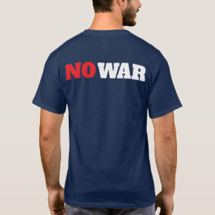 Camiseta NO a la guerra política