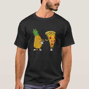 Camiseta No a la piña en el odio a la pizza cute piña piña
