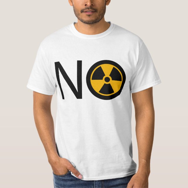 Camiseta No a la radiación y a la energía atómica (Anverso)