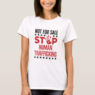 Camiseta No a la venta Alto al tráfico de personas