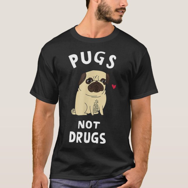 Camiseta No A Las Drogas Divertido Presente Para El Mascota (Anverso)