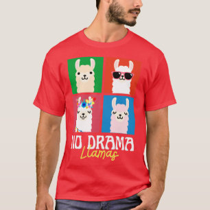 Camiseta No a las llamas dramáticas cuadradas curioso anima