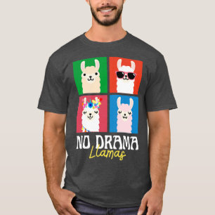 Camiseta No a las llamas dramáticas cuadradas curioso anima